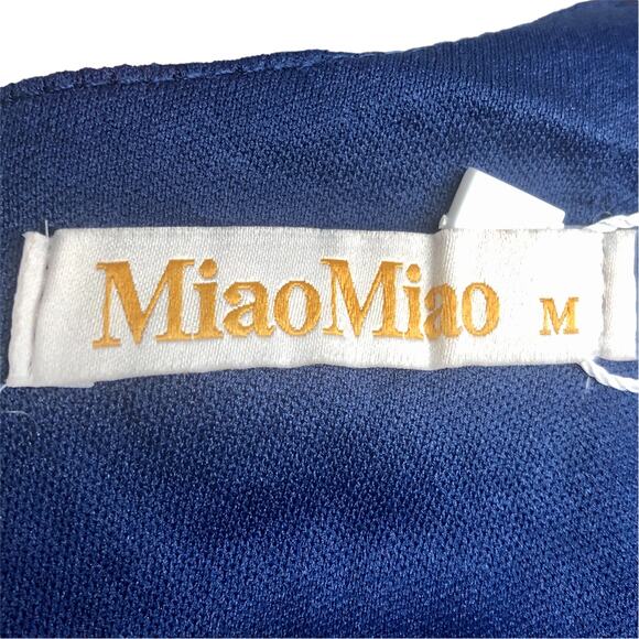 MiaoMiao Navy Lace Overlay Pencil Dress - Size Medium - Picture 10 of 13